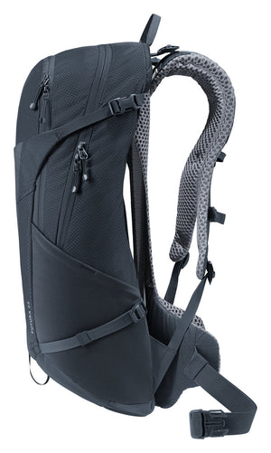 Deuter Futura 23 side view of the curved spring steel frame