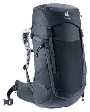 Deuter Futura 24 SL in Black, side three-quarter view with compression straps