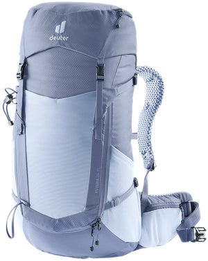 Deuter Futura 24 SL in Polar Bluejay, lavender and pale blue front three-quarter view