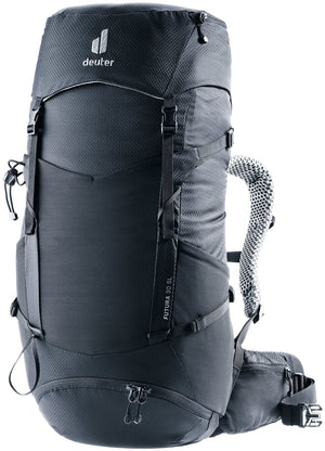 Deuter Futura 30 SL women's hiking backpack in Black, front three-quarter view