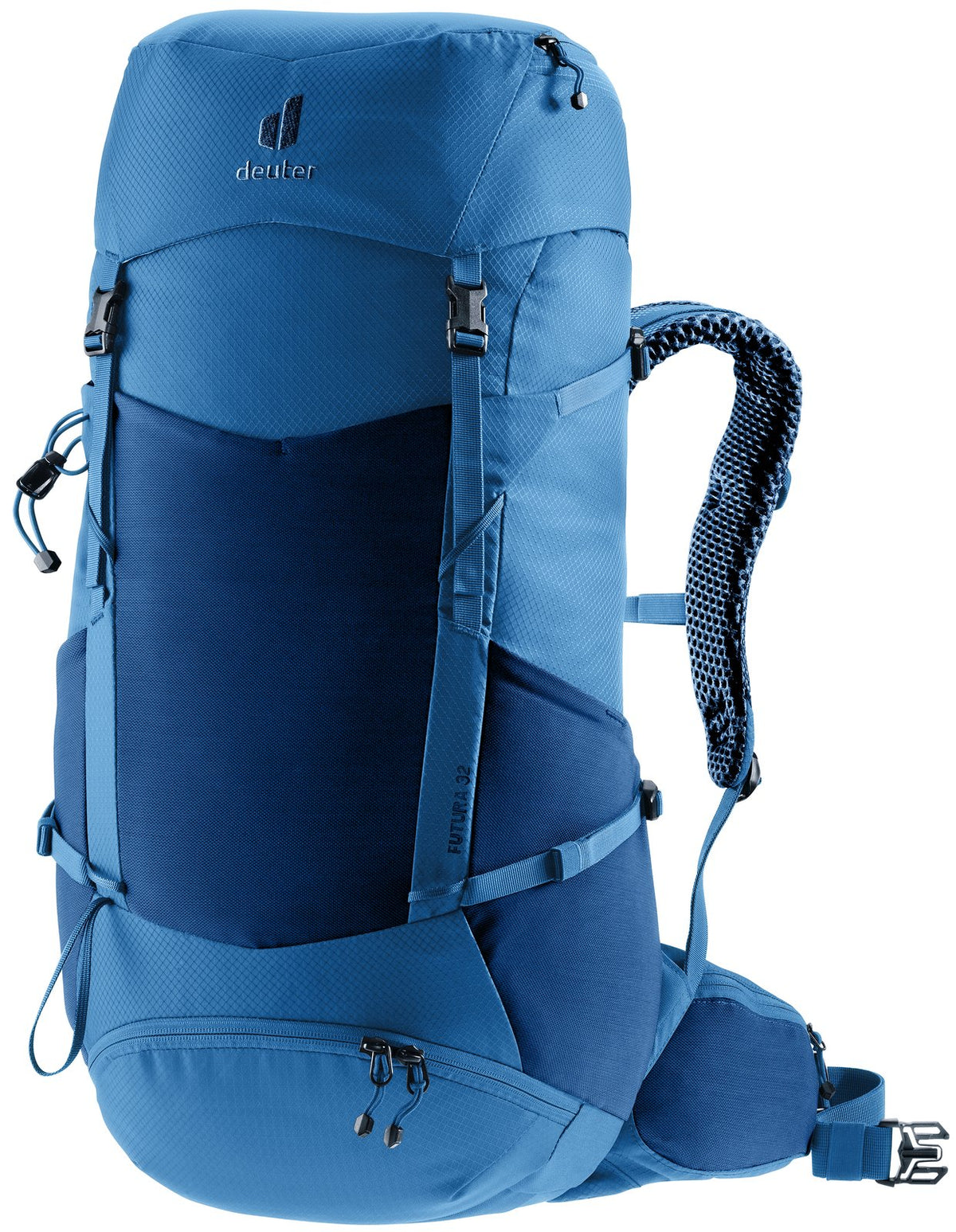 Deuter Futura 32 in Nightblue Baltic, two-tone blue hiking backpack