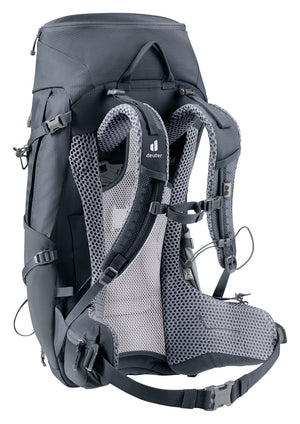 Deuter Futura Pro 30 SL rear three-quarter view of the shoulder straps and sternum strap