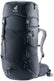 Deuter Futura Pro 38 SL women's hiking backpack in Black, front three-quarter view