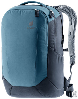 Deuter Giga laptop backpack in Atlantic Ink, blue and navy front three-quarter view