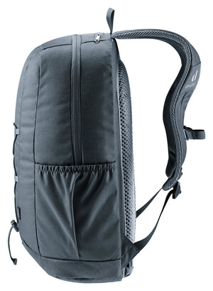 Deuter Gogo in Black, side profile showing the slim depth