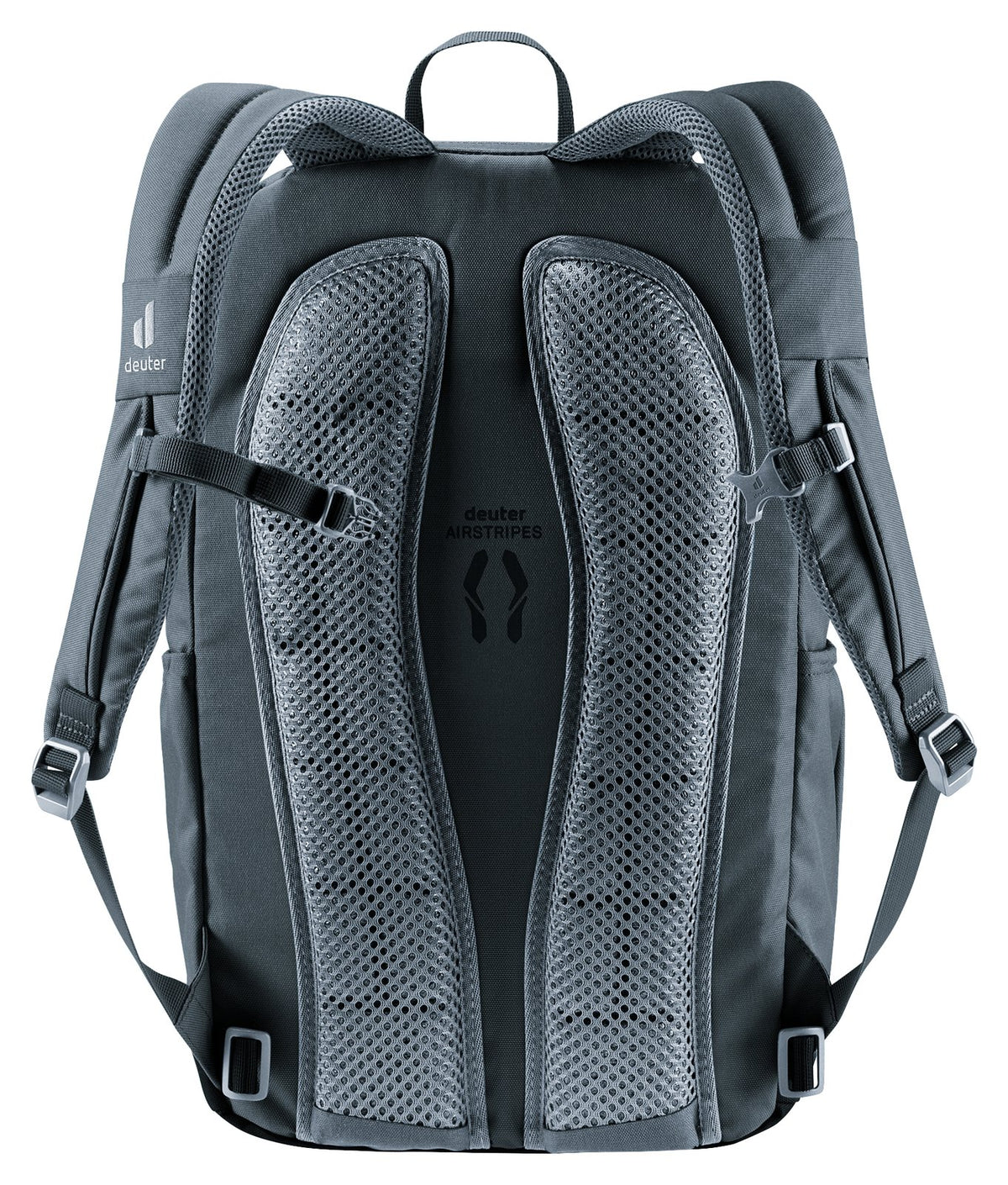 Back of the Deuter Gogo showing the Airstripes padded back and shoulder straps