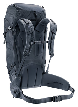 Deuter Guide 32+6 SL rear three-quarter view of the harness and hip belt