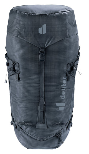 Deuter Guide 32+6 SL in Black, straight-on front view