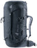 Deuter Guide 44+6 alpine backpack in Black, front three-quarter view