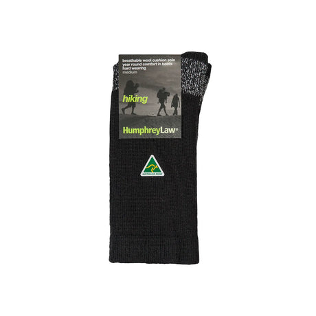 Humphrey Law Merino Socks S / Black Humphrey Law 61C Merino Wool Socks - HIKING OM61CBS