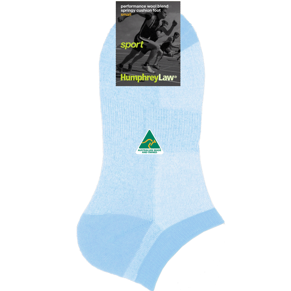 Humphrey Law Merino Socks S / Blue Humphrey Law 36A Wool Sports Sock 36ASB