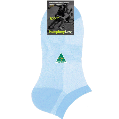 Humphrey Law Merino Socks S / Blue Humphrey Law 36A Wool Sports Sock 36ASB