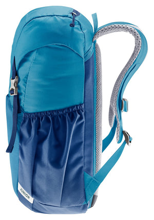 Deuter Junior side view of the lid and side pocket