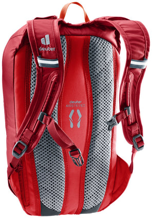 Deuter Junior Bike rear three-quarter view of the shoulder straps and sternum strap