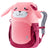 Deuter Kikki in Blossom Raspberry, a pink rabbit with floppy ears, front three-quarter view
