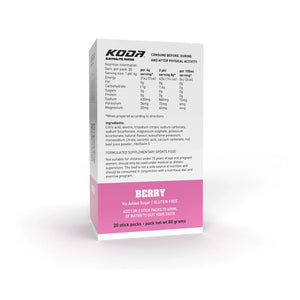 Koda Electrolyte Powders Koda Electrolyte Sticks