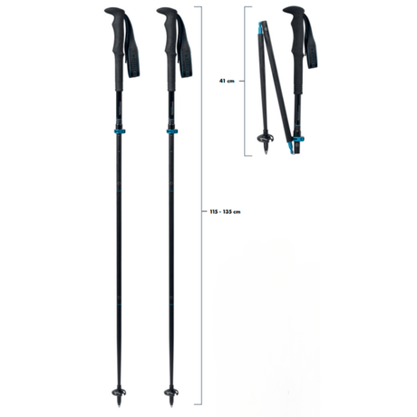 Komperdell Hiking Pole Carbon FXP.4 Approach Vario 102062