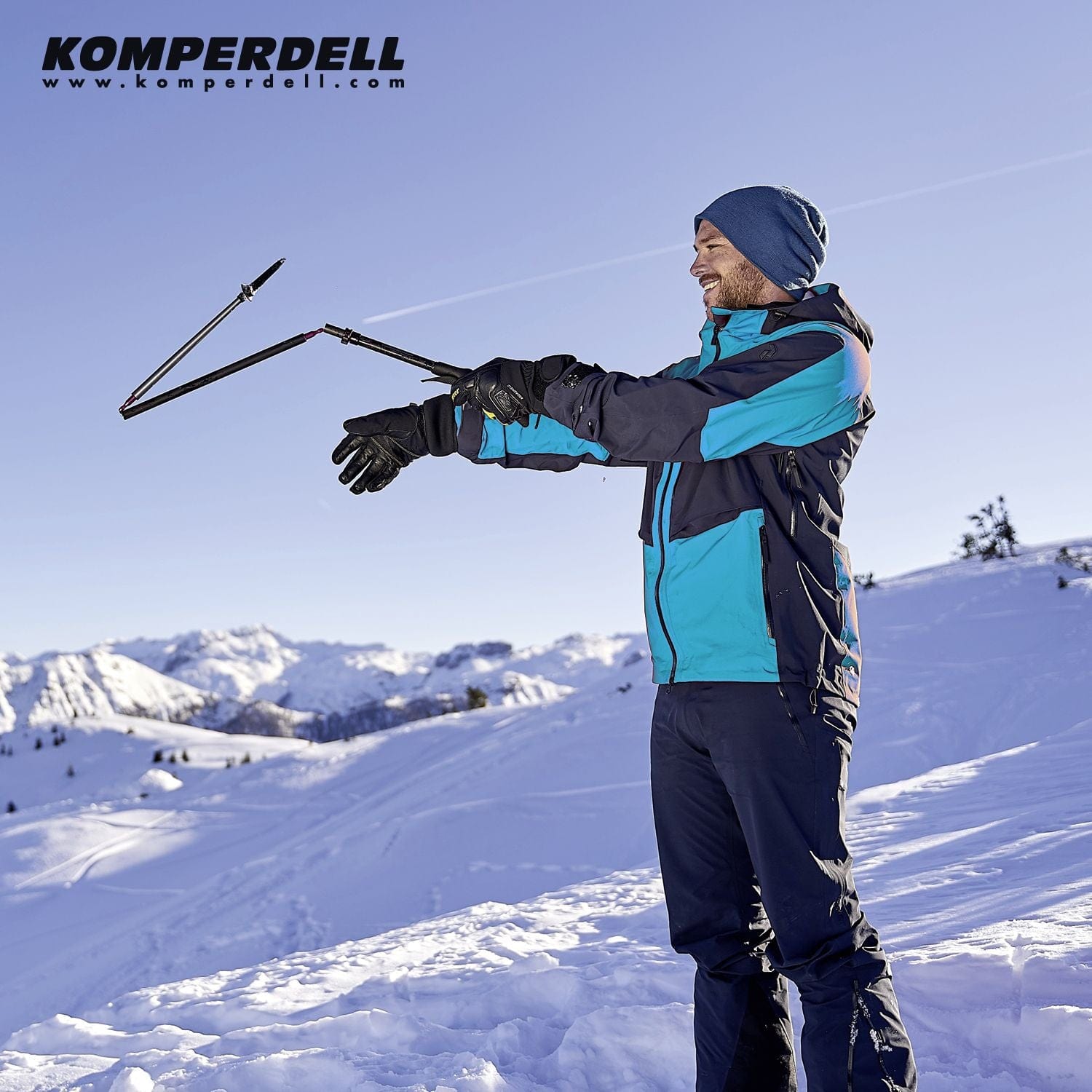 Komperdell Hiking Pole Carbon FXP.4 Expedition - Vario