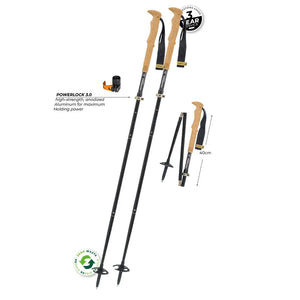 Komperdell Trekking Poles FX Lite Carbon Vario Summit Compact 104768