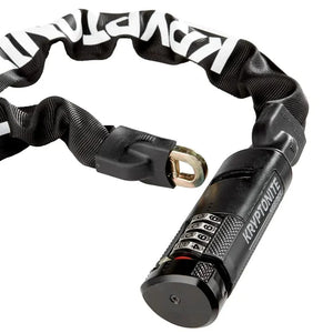 Kryptonite Bicycle & Travel Locks Keeper 712 Combination Integrated Chain 120cm x 7mm KR003298