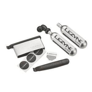 Lezyne CO2 Inflation System CO2 And Tire Repair Twin Kit LZ1C2TWDRKTV204