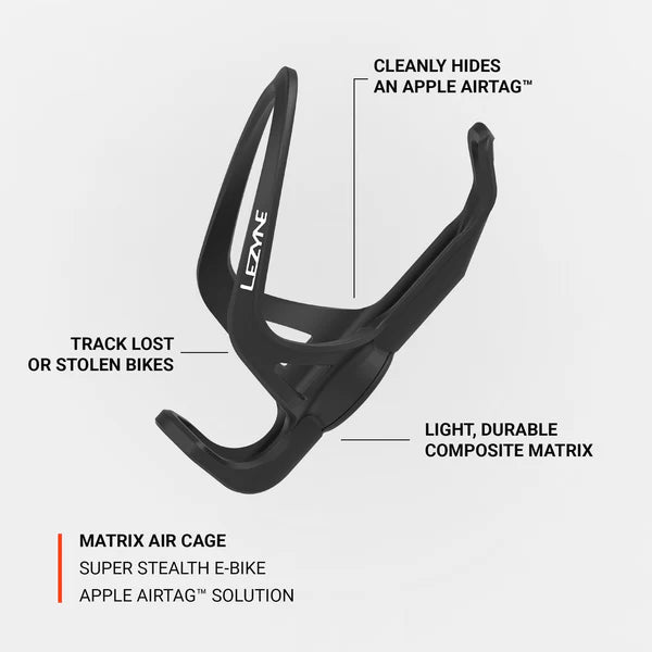 Lezyne Water Bottle Cage Black Matrix Air Cage LZ1ATMTAIRV104