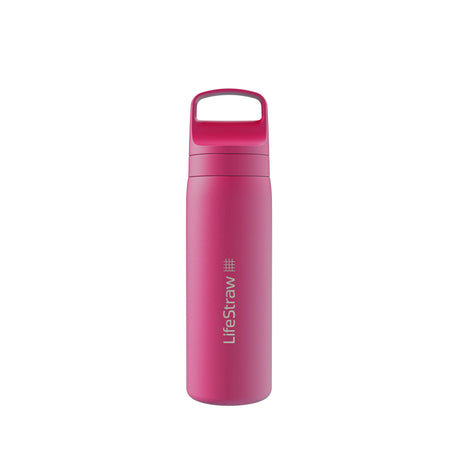 LifeStraw Water Bottle 500 ml / Orchid Pink Go 2.0 Stainless Steel Water Filter Bottle LGV418OPWW