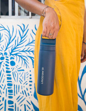 LifeStraw Water Bottle Go 2.0 Stainless Steel Water Filter Bottle