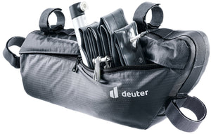 Deuter Mondego FB 6 unzipped with a pump, spare tube and tools inside