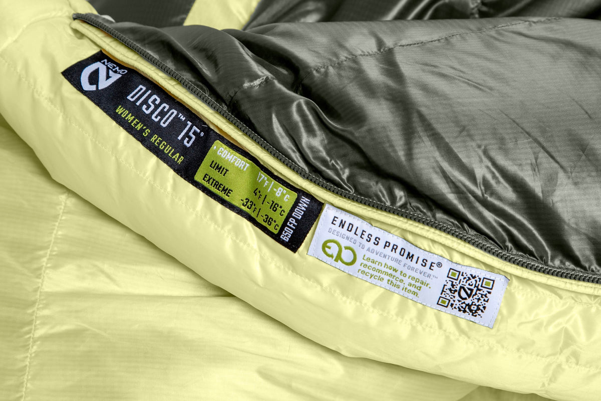 Nemo Sleeping Bag Regular Wide / Boreal Disco (15°F / -9°C) Womens Sleeping Bag 10500212139NS