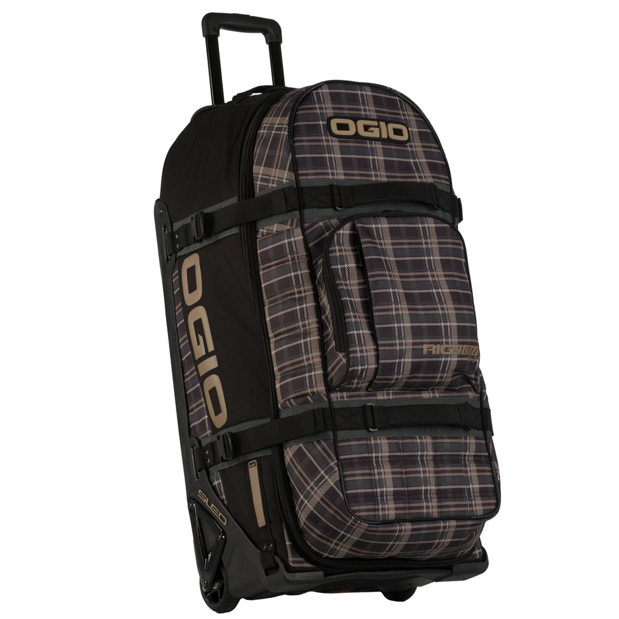 Ogio Gear Bag Plaidley Tan/Black (Wheeled) Rig 9800 OG80100015