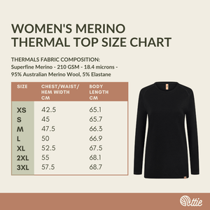 Ottie Merino Women's Thermal Top Women's Merino Thermal Top