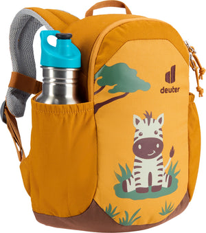 Deuter Pico with a steel drink bottle in the stretch side pocket