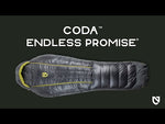 Coda (25/35°F / -3/-1°C) Genderless Endless Promise  Down Mummy Sleeping Bag