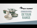 Detour Stainless Steel Collapsible Pot