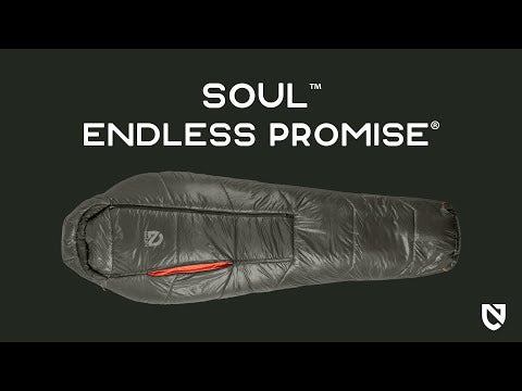 Soul Endless Promise Synthetic Mummy  (30°F/-1C- 40°F/4C)  Sleeping Bag
