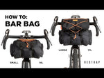 Bikepacking Barbag + Food Pouch + Dry Bag