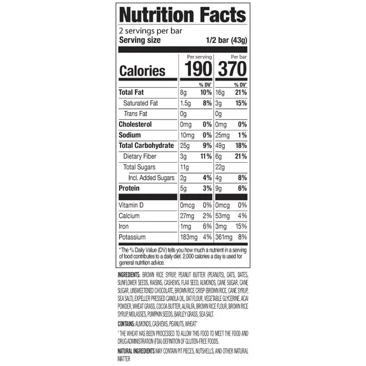 Probar Energy Bar Probar Meal Bars