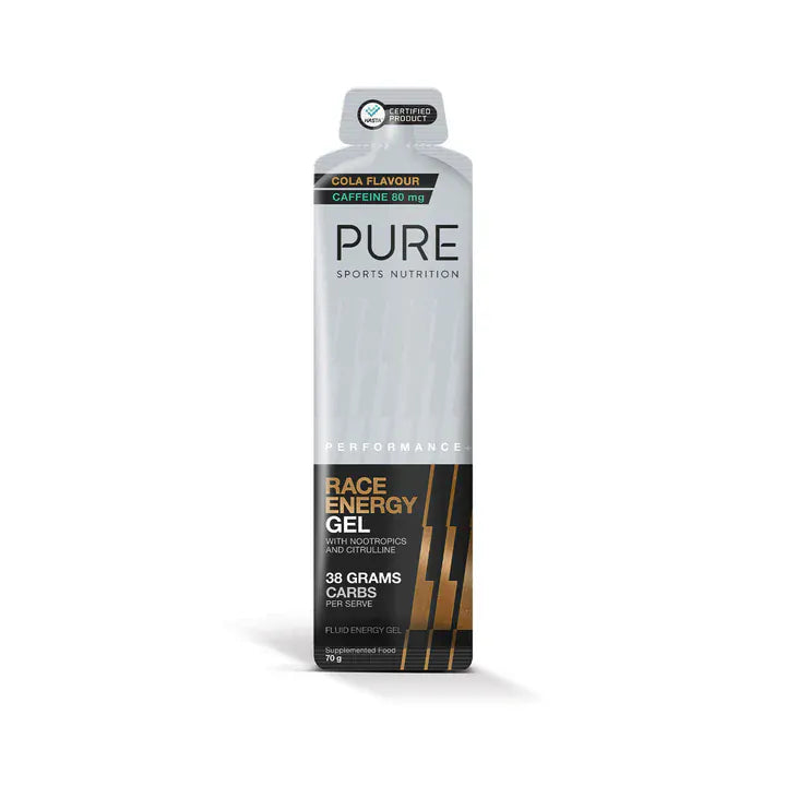 Puresport Energy Gel Cola + Caffeine / 70g PURE Performance + Race Energy Gel