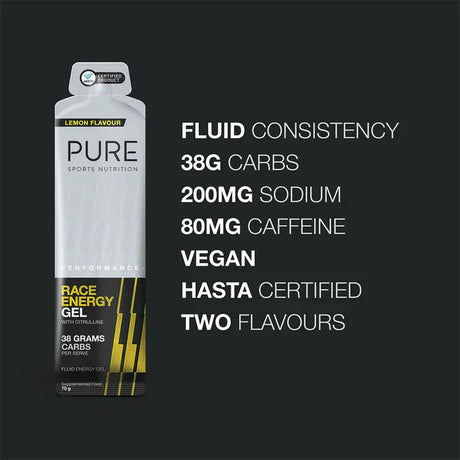 Puresport Energy Gel PURE Performance + Race Energy Gel