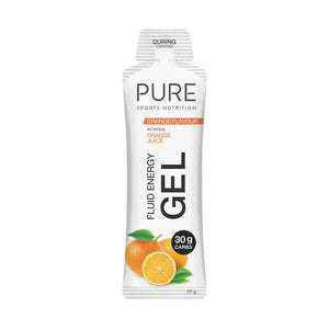 Puresport Energy Gel Single (50g) / Orange 57g Fluid Energy Gel 50EGO
