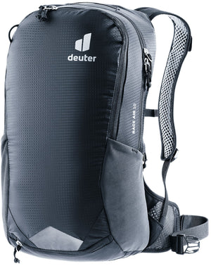 Deuter Race Air 10 bike backpack in Black, front three-quarter view