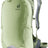 Deuter Race Air 10 in Mineral Grove, pale green bike pack with darker green hip fins