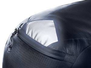 Close-up of the reflective detail on the Deuter Race Air 14+3