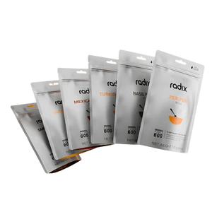 Radix Dehydrated Meals 6 Pack (600 kcal) / Variety Pack / 9.0 Original Meals starter_original_600
