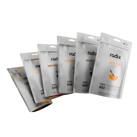 Radix Dehydrated Meals 6 Pack (600 kcal) / Variety Pack / 9.0 Original Meals starter_original_600