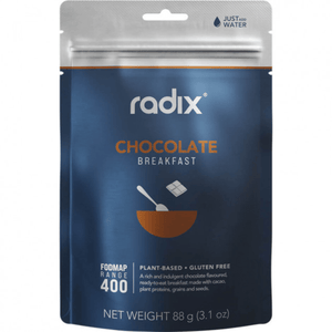 Radix Dehydrated Meals Single Serve 400kcal / Chocolate FODMAP Breakfast Meals 9421036752472