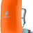 Deuter Raincover I in Koi orange fitted over a daypack