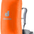 Deuter Raincover II in Koi, high-visibility orange rain cover fitted over a backpack