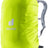 Deuter Raincover Square in Neon high-visibility yellow fitted over a daypack